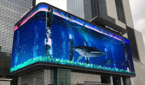 Display led transparent XXXL